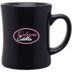 Luna 14 oz Diner Mugs Black