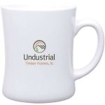 Luna 14 oz Diner Mugs White