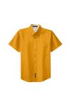 Port Authority Short Sleeve Easy Care Shirts in Athletic Gold