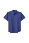Port Authority Short Sleeve Easy Care Shirts in Mediterranean Blue