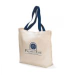 Navy Color Handle Totes customized with your logo by Logoboss