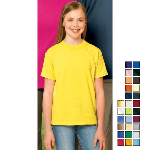 Port and Company Youth Cotton Screened T-shirts