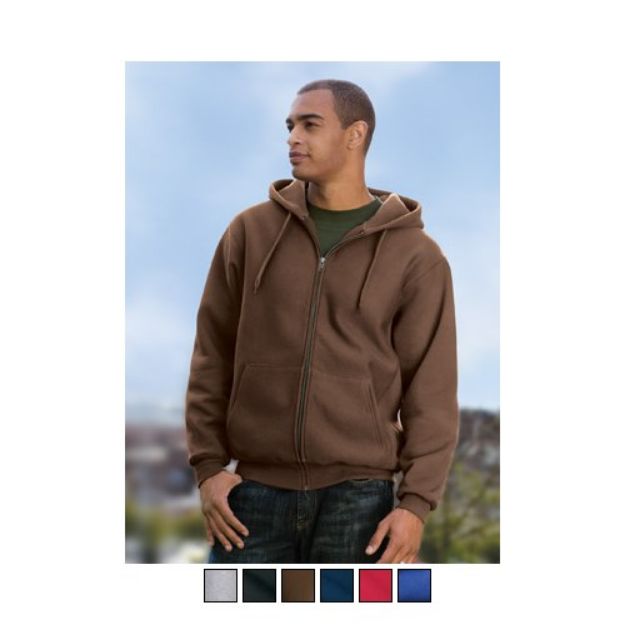 Sport-Tek Super Heavyweight Pullover Full Zip Hooded Sweatshirt