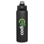 Matte Black h2go Surge 28 oz Customized with your Logo by Logoboss