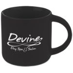 Minolo Two Tone Matte Finish Mugs-14 oz in Black Matte Black
