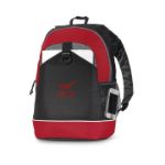 Red school backpack