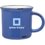 Ventura Camp Style Ceramic Mug-15 oz in Sky Blue With White Interior