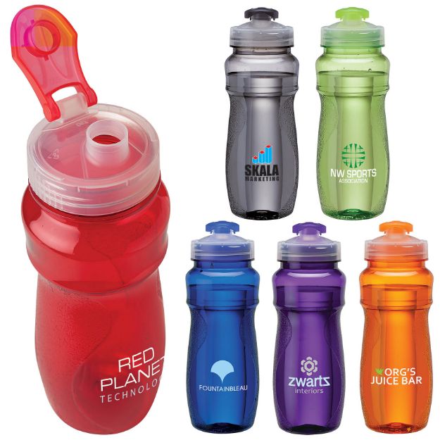 24 oz. PET Water Bottle with custom logo