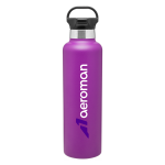 Matte Grape h2go Ascent Bottles customized with your logo by Logoboss