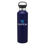 Matte Navy h2go Ascent Bottles customized with your logo by Logoboss