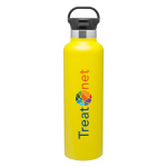 Matte Lemon h2go Ascent Bottles customized with your logo by Logoboss