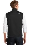 Black The North Face® Ridgeline Soft Shell Vest embroiderd with your logo by Logoboss