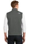Dark Heather Grey The North Face® Ridgeline Soft Shell Vest embroiderd with your logo by Logoboss
