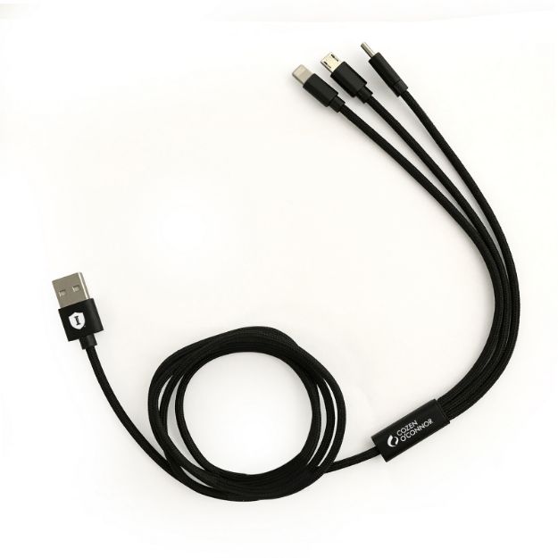 custom 3 in 1 Lightning Charging Cable