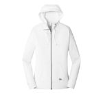 New Era Ladies Sueded Cotton Blend Full-Zip Hoodie. LNEA122 White