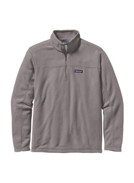 Patagonia Men's Micro D Quarter-Zip in Feather Grey