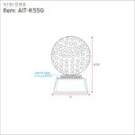 Small Custom Crystal Golf Ball Award