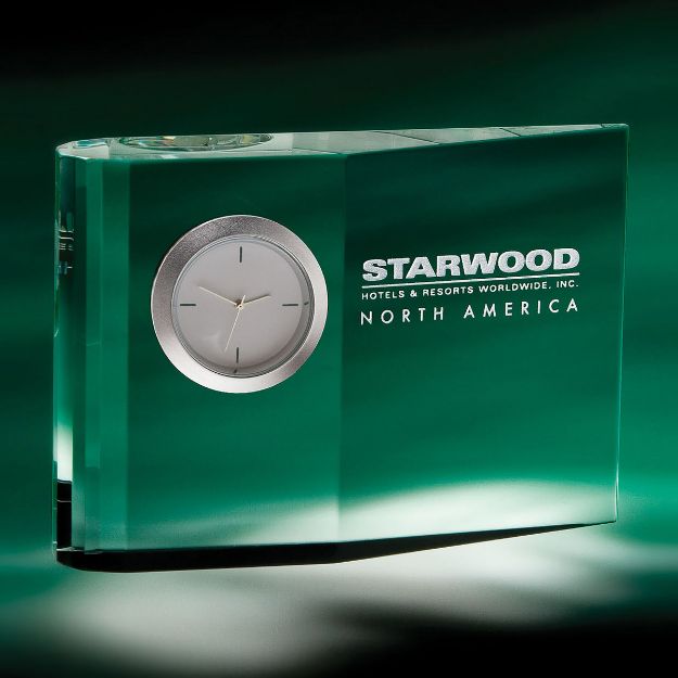 Custom Zilo Desk Clock and Award