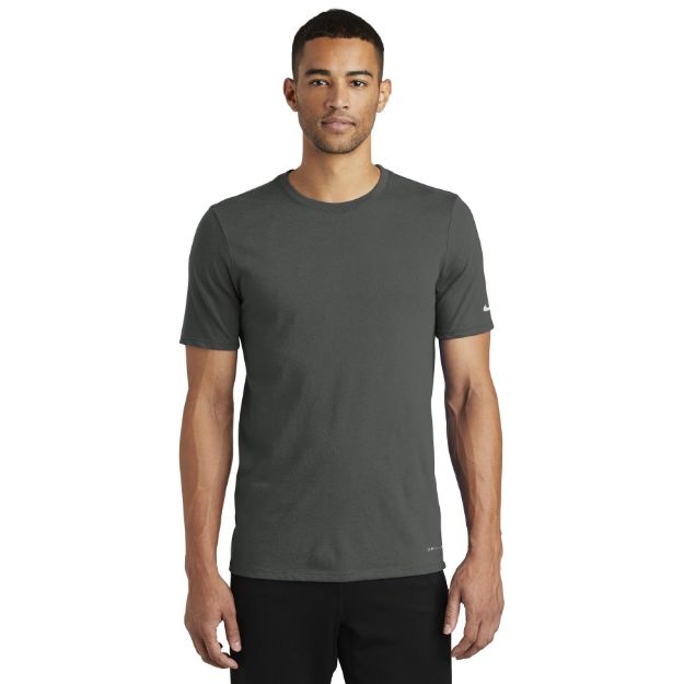 Nike Dri-FIT Cotton-Poly Tee. NKBQ5231 Anthracite