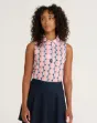Custom Bad Birdie Women's Sleeveless Performance Polo - Kaleidoscope